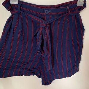 Striped Forever 21 Shorts